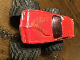Vintage Road Champs Monster Truck Very Hard to Find Red Firebird Trans am RARE 2