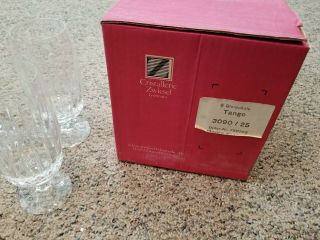 6 Vintage Lead Crystal Echt Bleikristall Cristallerie Zwiesel BIER Tango Goblet 2