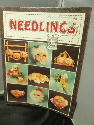 Vintage Craft Book - Needlings By Betty Cook - Sculpturing People Animals
