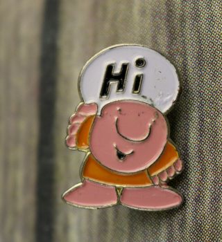 Ziggy Hat Lapel Pin Vintage Hi Cartoon Character Comic Strip Funny Papers