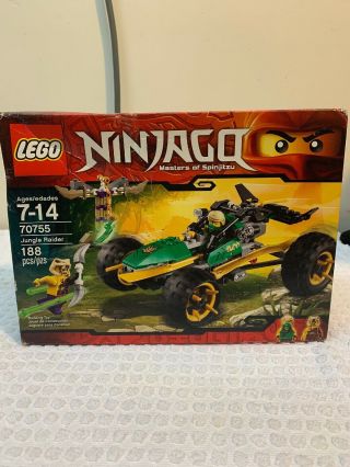 Vintage - Lego Ninjago Jungle Raider (70755) 100 Complete With A Box