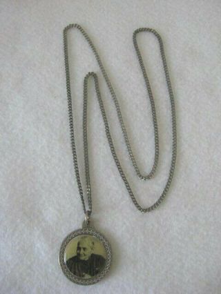 Vintage Relic Medal 50 Del Transito Al Cielo Di " Luisa La Santa " 1947 - 1997 Fiat