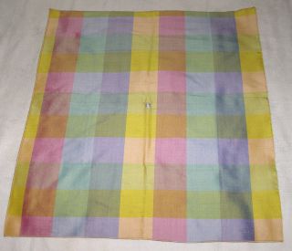 Vintage 1960‘s Scalamandre Fabric Memo Sample - 100 All Raw Silk Taffeta W/ Slubs