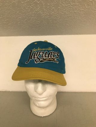Vintage 90s Jacksonville Jaguars Snapback Hat By Drew Pearson