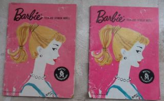 Vintage Barbie 2 & 3 Single Face Booklets