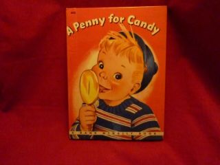 A Penny For Candy ; Vintage Rand Mc Nally Book