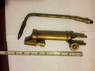 Vintage Welding Torch has a Bell and serial number etching 3