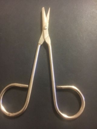 Antique Vintage Medical Surgical Instrument: Scissors Or Tweezers Or Clamp.  P66
