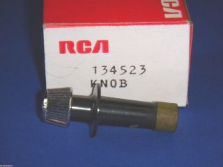 Vintage RCA 134523 Black & White TV Tuning Knob - On/Off Volume Control 1970s NOS 2