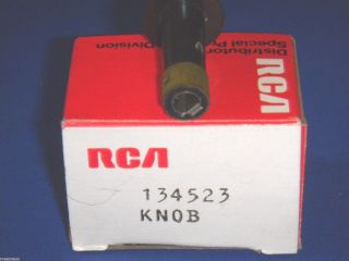Vintage RCA 134523 Black & White TV Tuning Knob - On/Off Volume Control 1970s NOS 3
