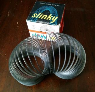 Vintage 1960s Slinky Walking Spring Toy From James Industries