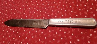 Us Army 1904 Mess Kit Knife,  Rock Island Arsenal,  R.  I.  A.  Vintage Wwi Usa