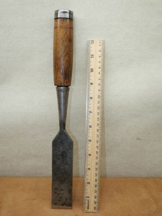 Old Woodworking Tools Larger Vintage Ohio Tool Co 1½ " Firmer Socket Chisel