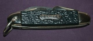 Stag Ireland Camper Knife Vintage Folding Pocket Multi Tool 4 Function Black