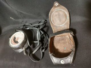 Vintage Dejur Autocritic 50 Exposure Meter With Leather Case & Neck Strap