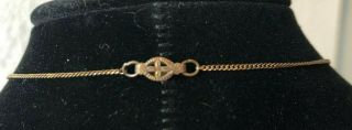 Vintage & Antique 12kt / Silver Children ' s Locket Necklace 4