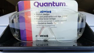 Vtg 1990 Ektelon Quantum Prince Eye Protection Eyewear Glasses Guard Case Strap