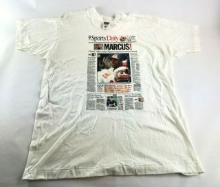 Vtg Kansas City Star 1996 Marcus Allen T - Shirt Cheifs