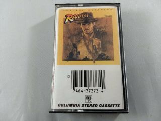 Indiana Jones Raiders Of The Lost Ark Soundtrack Cassette Vintage 80 
