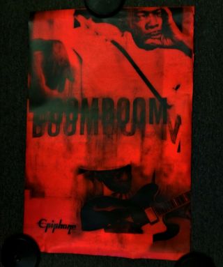 Vintage Epiphone Guitars Commemorative John Lee Hooker Poster Collector ' s Item 2