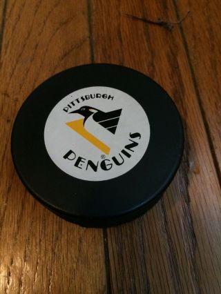 Vintage Pittsburgh Penguins Official Nhl Hockey Puck
