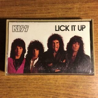 Kiss Lick It Up Vintage Rare Cassette Tape Late Nite Bargain