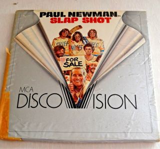 Vintage Slap Shot Laser Video Disc Laserdisc Movie Paul Newman