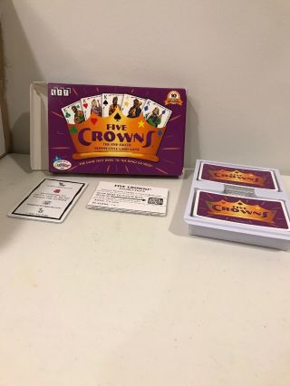 Five Crowns Set Enterprises Card Game Vintage Complete