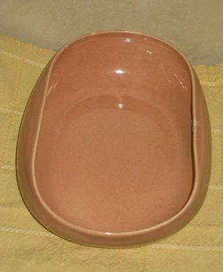 Vintage Russel Wright Steubenville Oval Vegetable Bowl " American Modern " Coral
