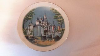 Disneyland Small Vintage Plate To Hang,  Sleeping Beauty Castle