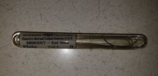 Vintage Catgut Emergency Suture One Sterile Vial Davis & Geck Product 903 Oddity