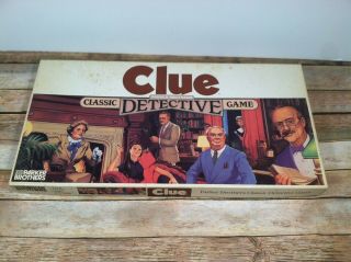 Vintage Clue 1972 Classic Board Game Complete No.  45 Parker Brothers Bg - 22