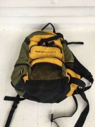Vintage Burton Snowboards Backcountry Back Pack,  Needs Sewing (rip At Bottom)