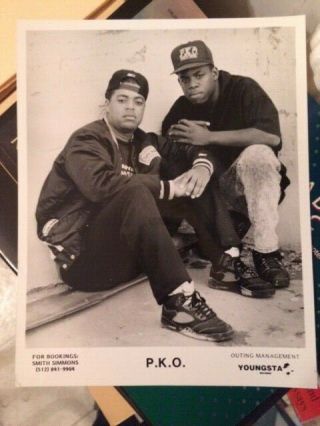 P.  K.  O.  Vintage Hip Hop Promo Pic Rap Promo Material