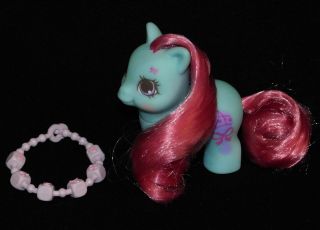 My Little Pony G1 Rattles & Necklace Vintage Teeny Pony Twin Mlp 1991 Hasbro