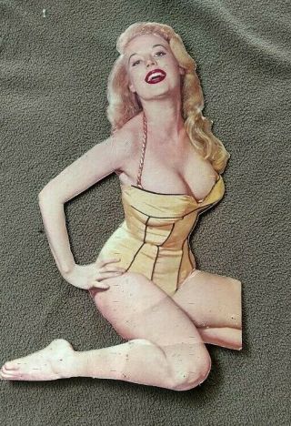 Vintage Marilyn Monroe In Swimsuit Cardboard Cutout