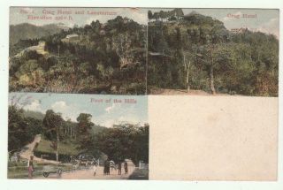 Early Vintage Postcard Malaysia ? Penang Crag Hotel & Sanatorium