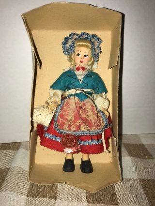 Vintage Lela Doll Made In Italy Doll Piemonta 6” Doll