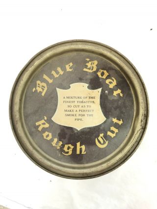 Vintage Blue Boar Rough Cut Tobacco Tin 4