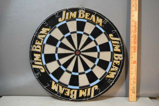 Vintage Jim Beam Advertising Dart Board 4 Darts Advertising Usa