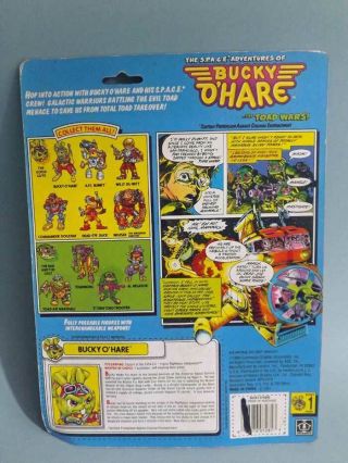 Vintage 1990 HASBRO The SPACE Adventures of BUCKY O ' HARE Toad Wars Figure 2