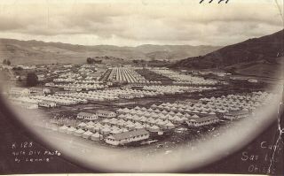 3 Vintage Old Wwii Photo Postcards 40th Infantry Division San Luis Obispo Ca.