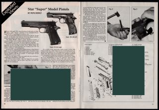 1990 Star B And Sm Pistol Exploded View Parts List 2 - Pg Assembly Article