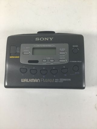 Vtg Sony Walkman Wm - Fx407 Am/fm Cassette