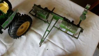 Vintage 1/64 Scale John Deere 24190.  Toy Tractor And Planter 8300