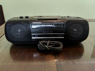 Vintage Panasonic Rx - Fs410 Fm/am Radio Cassette Tape Player &