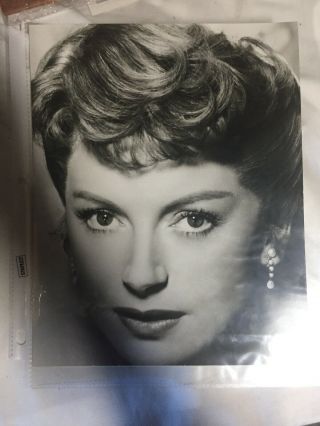 Vintage 1956 Black And White Photo Of Deborah Kerr