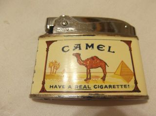 Vintage Flat Advertising Lighter Camel Cigarettes