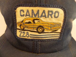 CAMARO Z28 HAT VINTAGE BLUE SUMMER ADJ SNAPBACK CAP 5