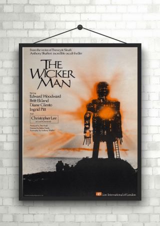 The Wicker Man Vintage Classic Movie Poster Art Print A0 A1 A2 A3 A4 Maxi